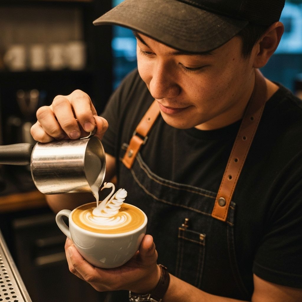 Barista Making Coffee